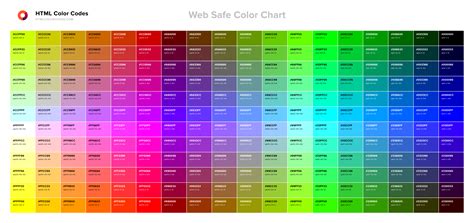 HTML Color Codes.